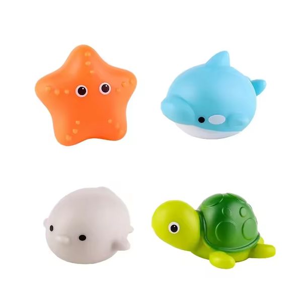 Brinquedo de Banho Sensorial Amiguinhos do Mar
