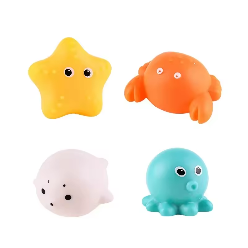 Brinquedo de Banho Sensorial Amiguinhos do Mar